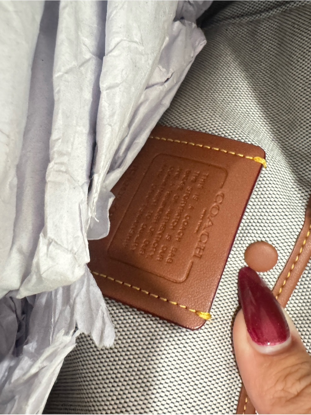 Coach pocket Juliet - Picture 6 of 6